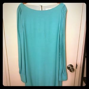 Kate Spade mod dress in teal, size 12.